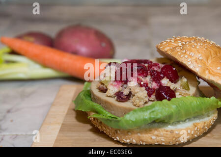 Il tofu Turchia avanzi Foto Stock