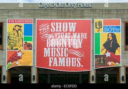 Tennessee, Nashville, Grand Ole Opry House Foto Stock