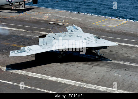 X-47B Unmanned Combat Air System aeromobile Foto Stock