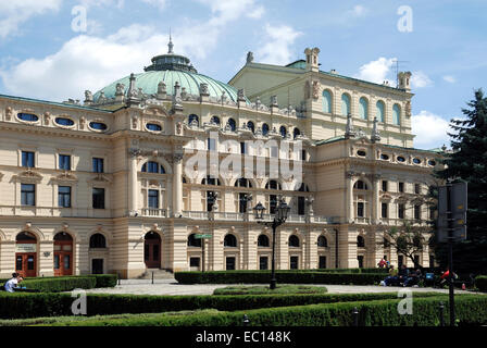 Juliusz Slowacki teatro di Cracovia in Polonia. Foto Stock