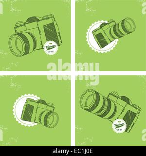 macchina fotografica della foto Illustrazione Vettoriale