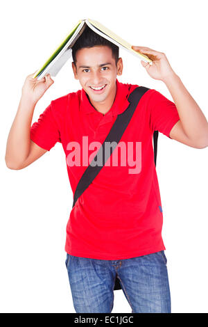 1 ragazzo indiano studente di college Foto Stock