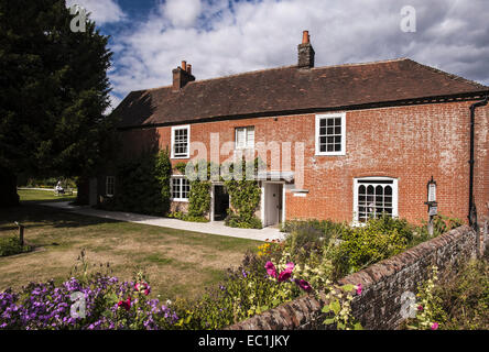 Jane Austen's House Museum, Chawton, Alton, Hampshire GU34 1SD . Jane Austen 's home dal 1809 per gli ultimi 8 anni della sua vita. Foto Stock