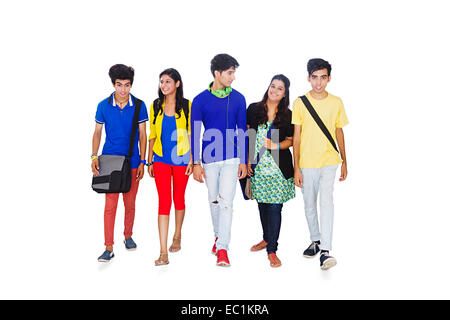 Indian College Amici studenti Foto Stock