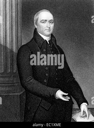 Timothy Dwight IV (1752-1817) su incisione da 1834. American accademico ed educatore. Foto Stock