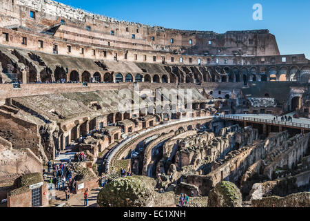 Interno, Colosseo Rione XV Esquilino, Roma, lazio, Italy Foto Stock