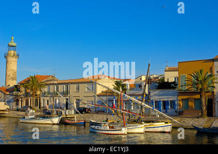 Le Grau du Roi, Petit CAMARGUE, Gard Reparto, Regione Languedoc-Roussillon, in Francia, in Europa Foto Stock