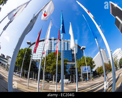 Hotel Maritim, centro congressi, Area della Fiera di Francoforte, Frankfurt am Main, Hesse, Germania Foto Stock