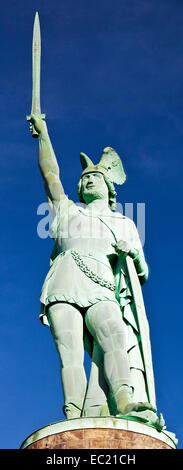 Monumento Hermannsdenkmal, Detmold e Ostwestfalen-Lippe, Nord Reno-Westfalia, Germania Foto Stock