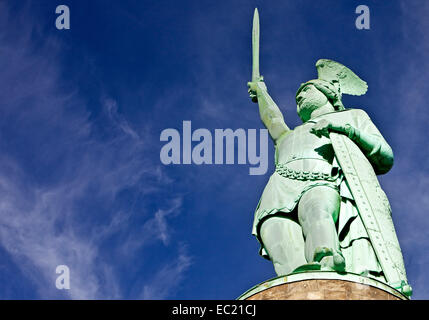 Monumento Hermannsdenkmal, Detmold e Ostwestfalen-Lippe, Nord Reno-Westfalia, Germania Foto Stock