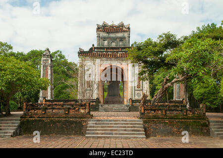 Tomba di Re Tu Duc vicino a tonalità, Vietnam Foto Stock