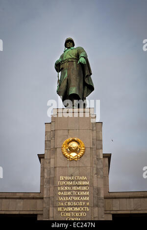 Guerra sovietica Memorial, Berlino Foto Stock