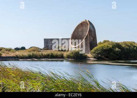 Suono acustico degli specchi in Denge, Kent, Regno Unito Foto Stock