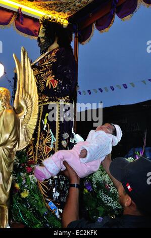 Señor de Cautivo Ayabaca Affitto peregrinazio in Corrales. Dipartimento di Tumbes .PERÙ Foto Stock