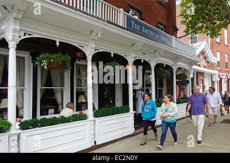 Sag Harbor long island New York Street scene Foto Stock