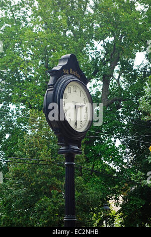 Sag Harbor long island New York street orologio Foto Stock