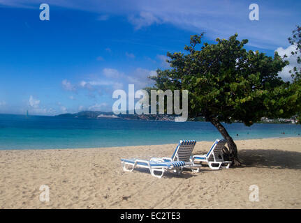 Grand Anse Beach, Grenada, dei Caraibi Foto Stock