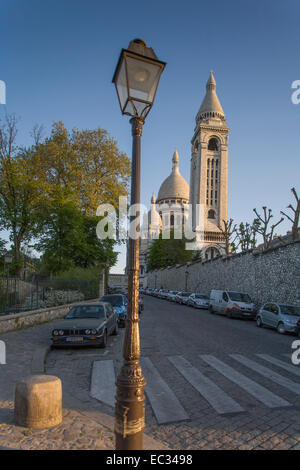 Francia, Parigi, Sacre Coeur Basiilac Foto Stock