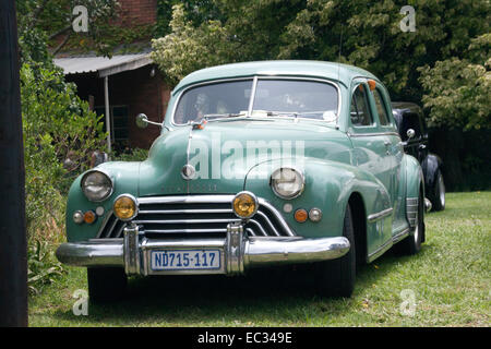 La Oldsmobile Vintage in mostra a Natal Vintage il trattore e macchinari Club presso Baynesfield Estate in Richmond, KwaZulu-Natal, Foto Stock