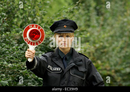 Poliziotta è azienda quot polizia arresto quot Foto Stock