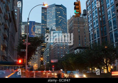 MetLife edificio nel centro cittadino inferiore . 200 Park Avenue. Il primo progetto , costituito da una a 50 piani torre alumnio facciate e gla Foto Stock