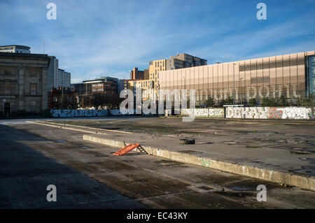 HS2 sito, Curzon Street Station e Millenium punto Birmingham Foto Stock