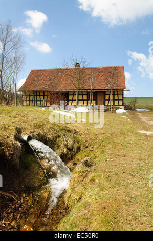 Un telaio Casa rurale in Germania Foto Stock