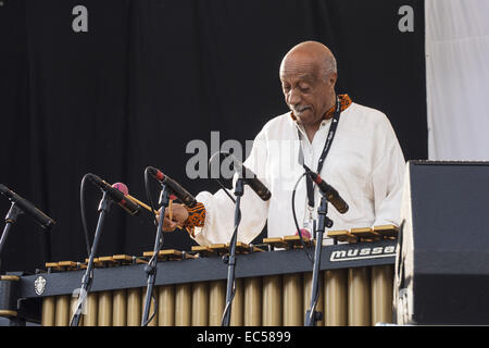 Mulatu Astatke a Pori Jazz 2014 Foto Stock