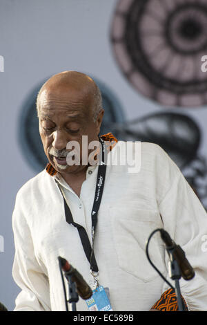 Mulatu Astatke a Pori Jazz 2014 Foto Stock