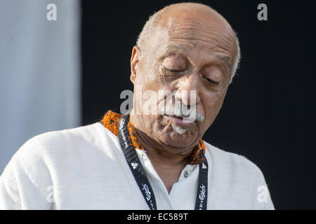 Mulatu Astatke a Pori Jazz 2014 Foto Stock