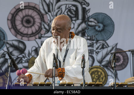 Mulatu Astatke a Pori Jazz 2014 Foto Stock