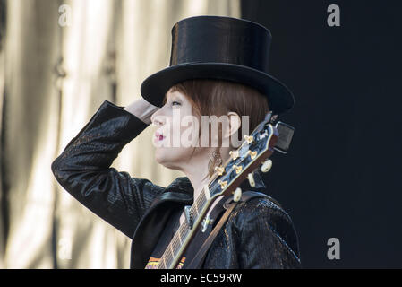 Suzanne Vega a Pori Jazz 2014 Foto Stock