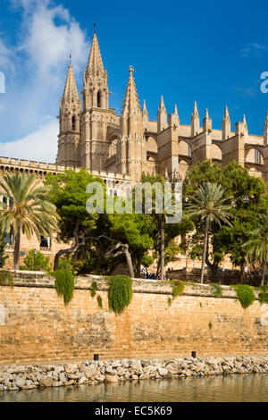 Cattedrale di Palma de Mallorca, Spagna Foto Stock