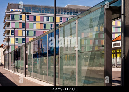 Edificio delle assicurazioni sanitarie in affondò Pölten in Austria Inferiore, Austria, Europa Foto Stock