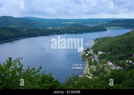 Lago Edersee, Nord Hesse, Germania, Europa Foto Stock