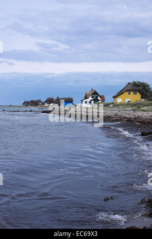 Penisola Graswarden, Heiligenhafen, Mar Baltico, distretto Ostholstein, Schleswig-Holstein, Germania, Europa Foto Stock