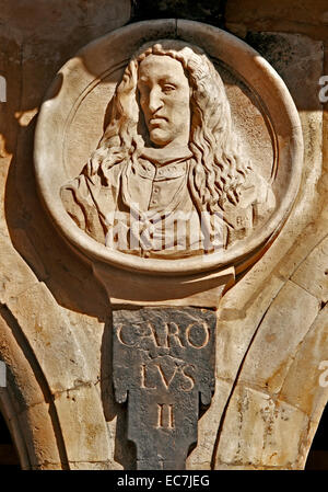 Carlo II di Bewitched 1661-1700 re spagnolo Royal Spagna ( Plaza Mayor Salamanca ) Foto Stock