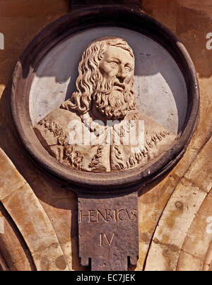 Enricvs IV - Enrico IV di Castiglia 1454 - 1474 re spagnolo Royal Spagna ( Plaza Mayor Salamanca ) Foto Stock