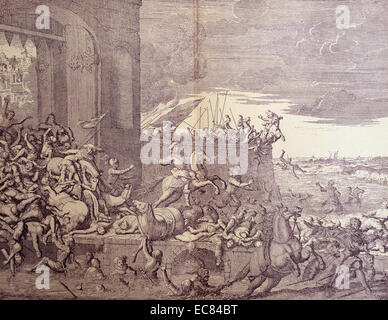 Il 'furia francese" è stato un tentativo fallito da Francesco; Duca di Angiò; per conquistare la città di Anversa di sorpresa il 17 gennaio, 1583. Foto Stock
