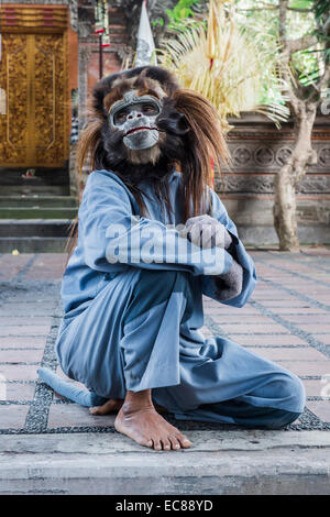 La Danza Barong e del Kris, tradizionale danza Balinese, Ubud, isola di Bali, Indonesia Foto Stock