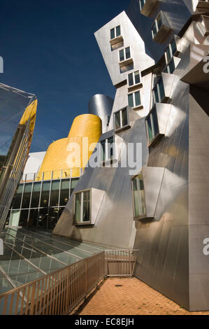 Stati Uniti d'America, Massachusetts (MA), Cambridge, Massachusetts Institute of Technology (MIT), Ray e Maria stata Center, edificio 32, Foto Stock