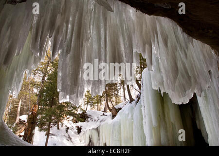 Eben le grotte di ghiaccio Foto Stock