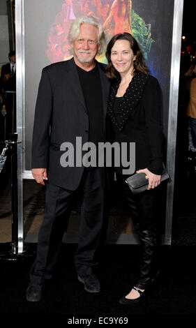 Bruce Davidson & moglie Michele Correy vizio intrinseco della premiere del film 12/12/2014 Hollywood/picture alliance Foto Stock