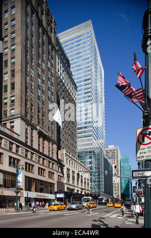 Grattacieli, Midtown, 6th avenue, Avenue of Americas, Manhattan, New York, USA, America Foto Stock