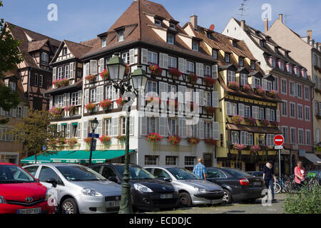 Rue d'Or a Strasburgo Foto Stock