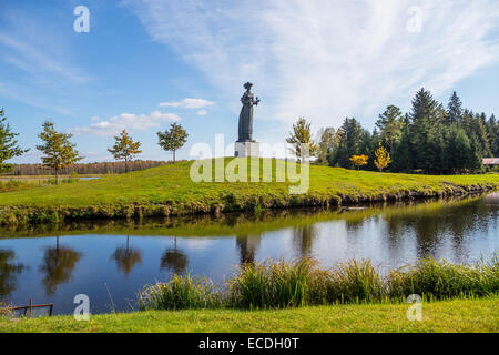 Scultura per Grutas Ingresso parco in Druskininkai, Lituania Foto Stock