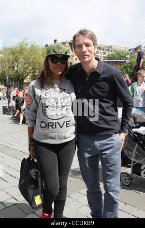 Gumball 3000 Scozia pit-stop con: Vigilia dove: Edimburgo, Regno Unito quando: 08 Giu 2014 Foto Stock