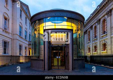 La cripta, St Martin nel campo, Londra, Inghilterra Foto Stock