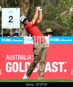 Royal Pines, Queensland. Undicesimo Dec, 2014. Australia. ADAM SCOTT (AUSTRALIA) Australian campionato di PGA essendo giocato al Royal Pines Resort su Queenslands Gold Coast. Credito: Azione Sport Plus/Alamy Live News Foto Stock