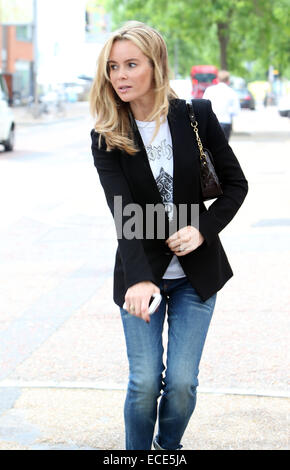 Amanda Holden al di fuori di ITV Studios con: Amanda Holden dove: Londra, Regno Unito quando: 09 Giu 2014 Foto Stock